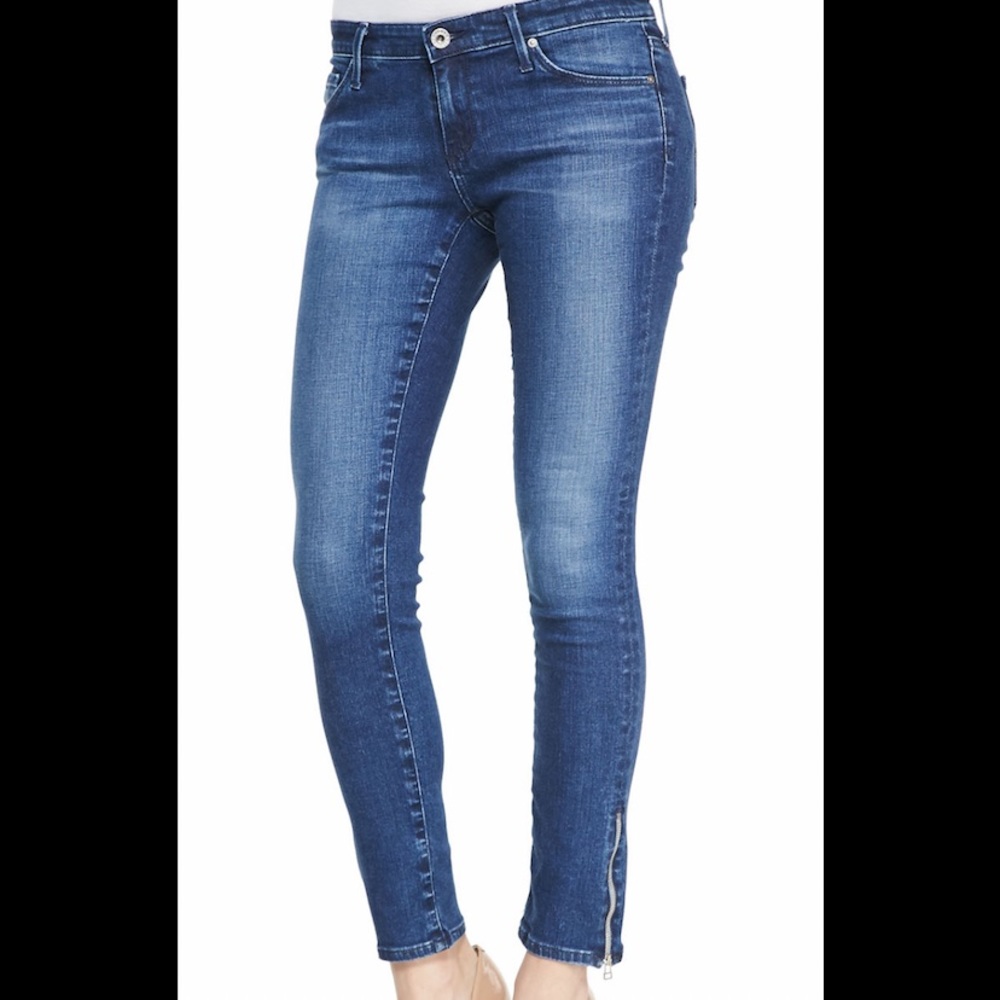 AG Zip-Up Legging Ankle Jeans